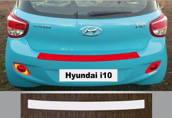 Lackschutzfolie Ladekantenschutz transparent 150 µm für Hyundai i10  2013 - 2019